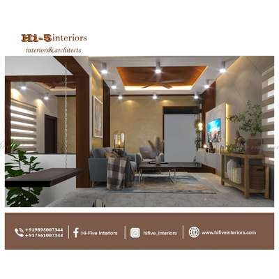 Ceiling, Lighting, Furniture, Living, Home Decor Designs by Interior Designer HI five  interiorsexteriors, Ernakulam | Kolo