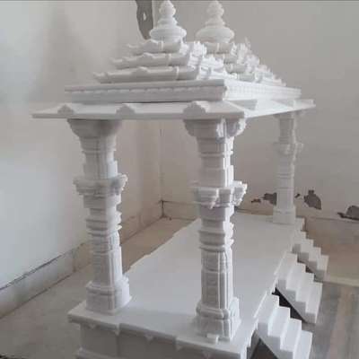 Prayer Room, Storage Designs by Building Supplies Royal Touch Marbles, Delhi | Kolo