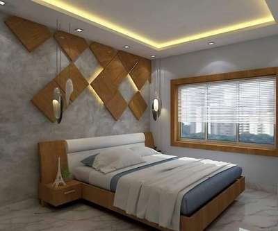 Ceiling, Lighting, Furniture, Storage, Bedroom Designs by Contractor Sarvan Dhamu, Jaipur | Kolo