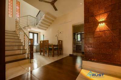 Staircase, Furniture, Wall, Table Designs by Civil Engineer Manu jagannivasan, Thiruvananthapuram | Kolo