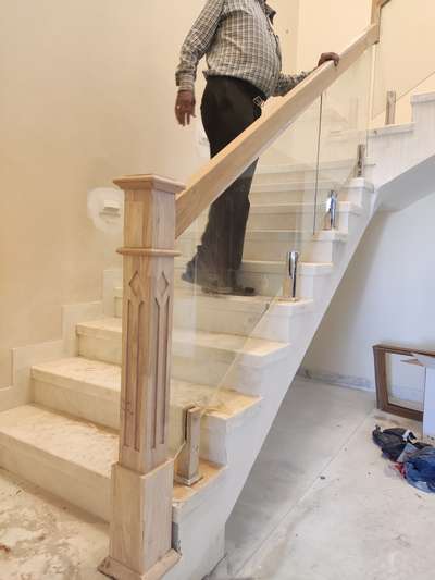 Staircase Designs by Fabrication & Welding Rohit Saini steel railing Rohit Saini steel railing, Jaipur | Kolo