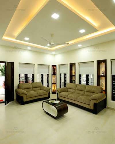 Ceiling, Furniture, Lighting, Living, Table Designs by Contractor Leeha builders Rini-7306950091, Kannur | Kolo