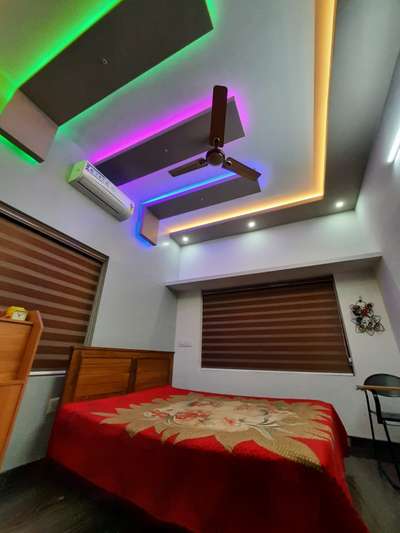 Ceiling, Furniture, Lighting, Storage, Bedroom Designs by Interior Designer Viji Viji, Kannur | Kolo