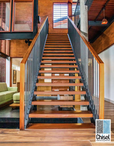 Staircase Designs by Interior Designer chisel  interiors, Thrissur | Kolo