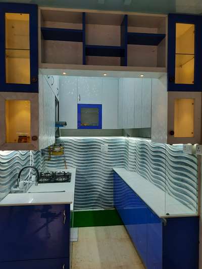 Lighting, Kitchen, Storage Designs by Contractor Homedevelopers Jai Kishan Yadav, Ghaziabad | Kolo