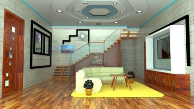 Ceiling, Lighting, Living, Furniture, Storage Designs by Interior Designer Sanjay AP, Kozhikode | Kolo