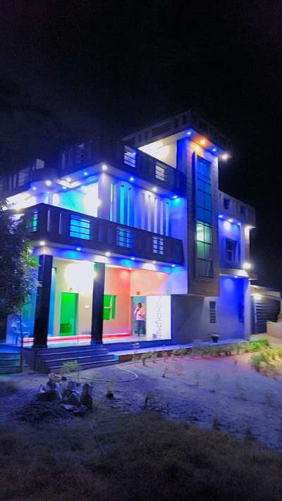 Exterior, Lighting Designs by Contractor holash  Kumar , Sikar | Kolo