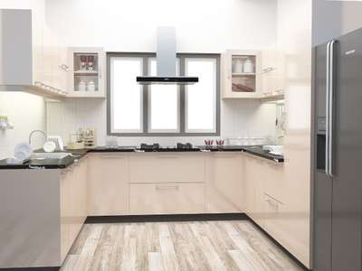 Kitchen, Storage, Window Designs by Interior Designer Arun alex, Kollam | Kolo