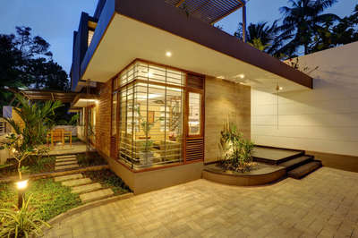 Exterior, Lighting Designs by Architect Dinraj Dinakaran, Ernakulam | Kolo