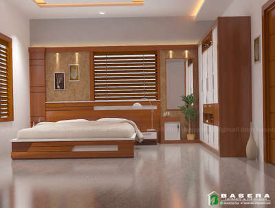 Furniture, Storage, Bedroom, Window, Lighting Designs by Interior Designer Bazera Homes and Interiors, Kannur | Kolo