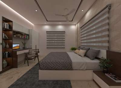 Bedroom, Furniture, Lighting, Wall, Storage Designs by Interior Designer SHAAN Concepts and  Interiors, Alappuzha | Kolo
