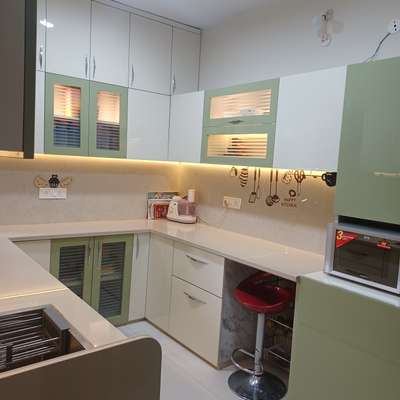 Lighting, Kitchen, Storage Designs by Interior Designer Inviting  kitchens, Bhopal | Kolo