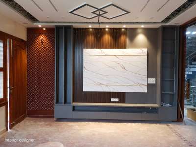 Ceiling, Lighting, Living, Storage Designs by Interior Designer Narender Sharma, Faridabad | Kolo