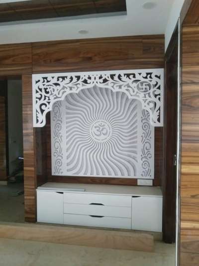 Prayer Room, Storage Designs by Painting Works Prem Gjt, Gurugram | Kolo