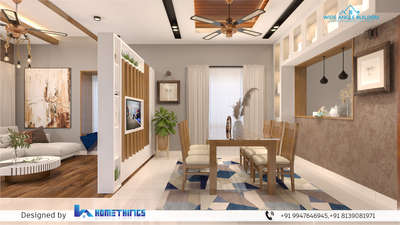 Dining, Furniture, Table, Storage, Ceiling Designs by Contractor Sivadas NP mancy PC, Ernakulam | Kolo