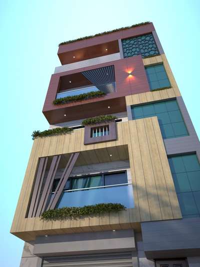 Exterior Designs by Contractor Nk  pardhan, Ghaziabad | Kolo