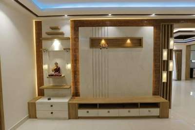 Lighting, Living, Storage Designs by Interior Designer Mahfooz Ali  M S Interior, Gurugram | Kolo