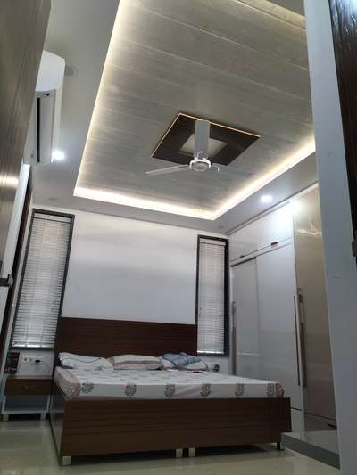 Ceiling, Furniture, Storage, Bedroom, Wall Designs by Interior Designer Al hayatt Interior, Delhi | Kolo