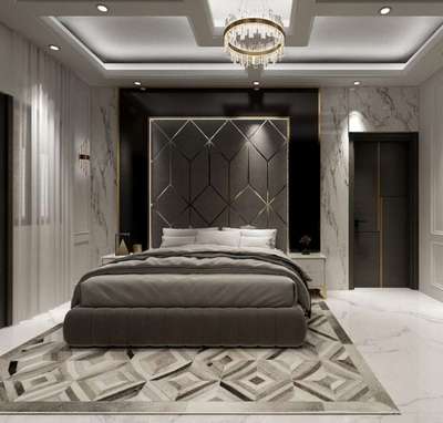 Furniture, Bedroom, Ceiling, Lighting, Storage Designs by Interior Designer Mayank Sharma, Ghaziabad | Kolo