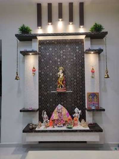Prayer Room, Storage, Kitchen Designs by Carpenter Shajivishak Balan, Kottayam | Kolo