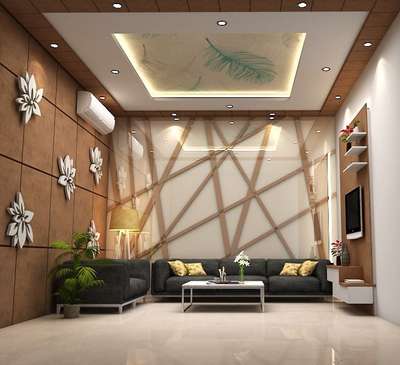 Ceiling, Furniture, Lighting, Living, Table Designs by Architect NEW HOUSE DESIGNING, Jaipur | Kolo