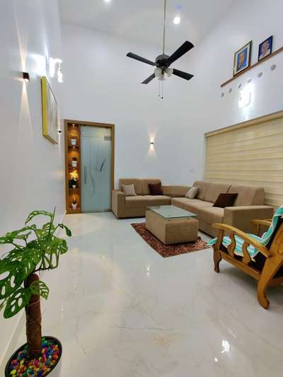 Furniture, Lighting, Living, Door, Table Designs by Interior Designer Nettesseril Constructions N Interiors, Ernakulam | Kolo