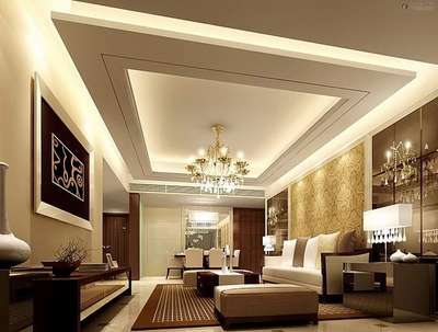 Ceiling, Furniture, Lighting, Living Designs by Contractor Imran Saifi, Ghaziabad | Kolo