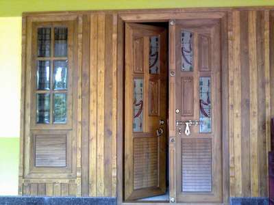 Door, Wall, Window Designs by Contractor Saranjith ck Bhoomi Builders , Kannur | Kolo