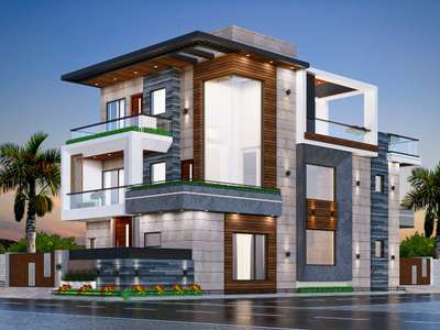Exterior, Lighting Designs by Interior Designer 3D Home Designs, Panipat | Kolo
