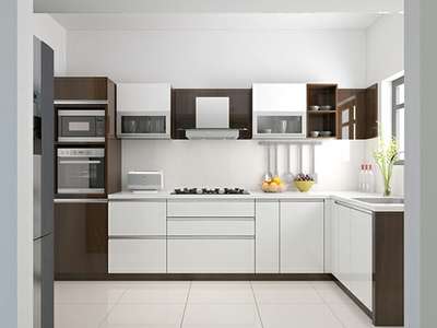 Kitchen Designs by 3D & CAD Sarathcp Valanchery, Malappuram | Kolo