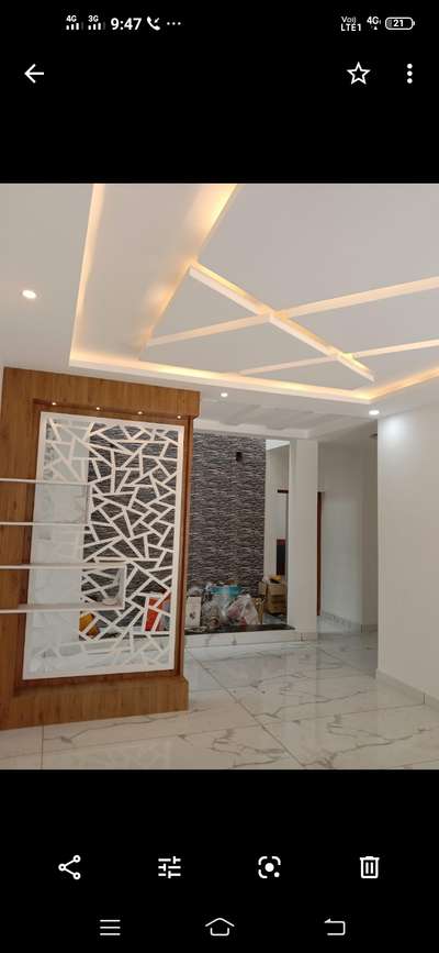 Ceiling, Lighting, Storage Designs by Carpenter Devu Devabalan, Kollam | Kolo
