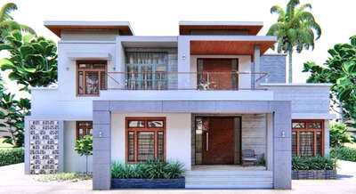 Exterior Designs by Civil Engineer Mohammed  Siraj, Kasaragod | Kolo