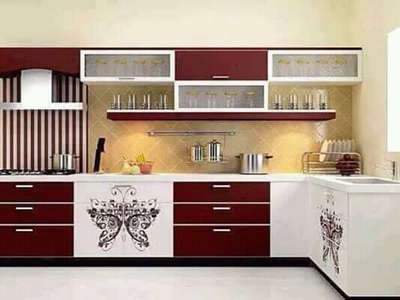 Kitchen, Lighting, Storage Designs by Contractor DK construction , Faridabad | Kolo