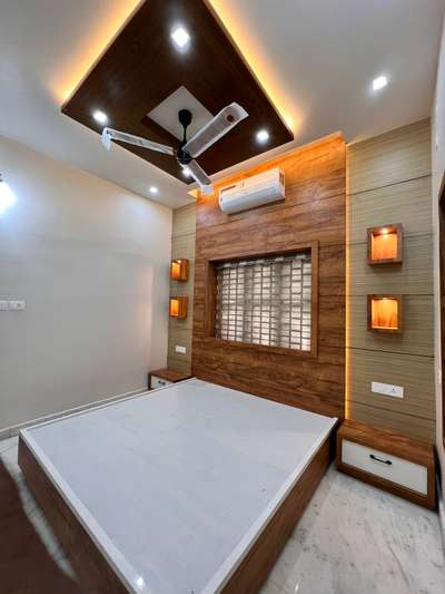 Ceiling, Furniture, Lighting, Storage, Bedroom Designs by Interior Designer Manu Prasad, Malappuram | Kolo