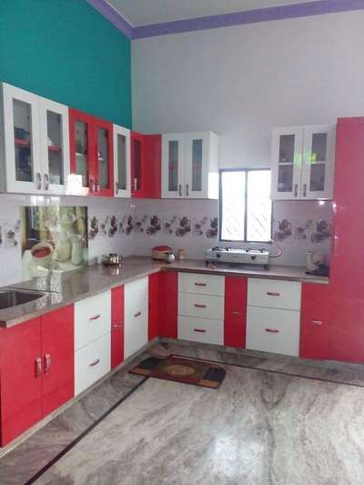 Kitchen, Storage Designs by Contractor jitendra sharma, Alwar | Kolo