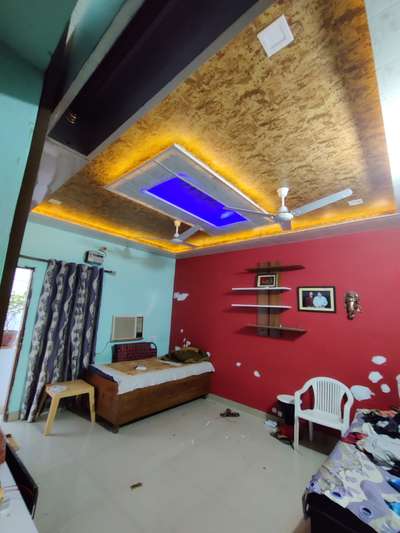 Ceiling, Lighting, Living, Storage, Furniture Designs by Interior Designer Subhash Mahour, Faridabad | Kolo