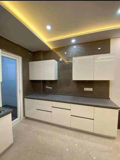 Ceiling, Kitchen, Lighting, Storage, Flooring Designs by Interior Designer Cabana  interiors , Gautam Buddh Nagar | Kolo
