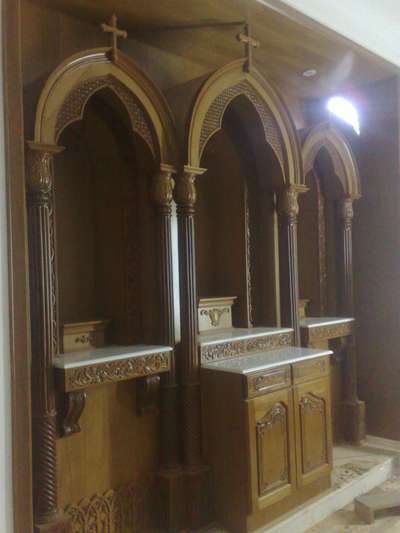 Prayer Room Designs by Carpenter കണ്ണൻ ബാലകൃഷ്ണൻ ആചാര്യ, Thrissur | Kolo