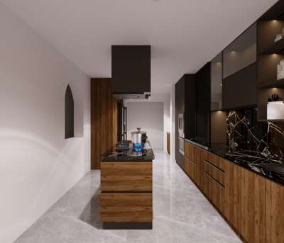 Kitchen, Storage Designs by Electric Works Amit Dahiya, Rohtak | Kolo