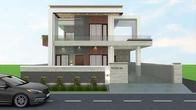 Exterior Designs by Contractor chanpreet singh chanpreet singh, Karnal | Kolo