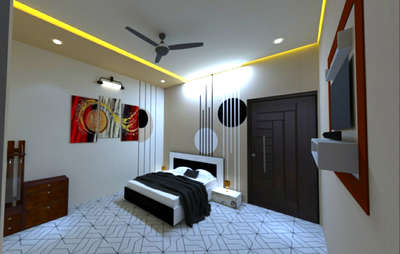 Ceiling, Furniture, Lighting, Storage, Bedroom Designs by Civil Engineer Abhimanyu Tiwari, Gurugram | Kolo