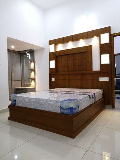 Bedroom, Furniture, Lighting, Storage, Wall Designs by Carpenter Sreejil R, Kannur | Kolo