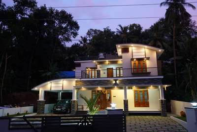Exterior, Lighting Designs by Civil Engineer Manu jagannivasan, Thiruvananthapuram | Kolo
