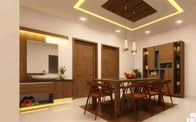 Ceiling, Dining, Furniture, Table Designs by Interior Designer Designer Interior, Malappuram | Kolo