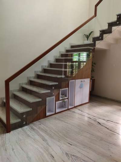 Staircase Designs by Glazier Shabeer  ali, Kozhikode | Kolo