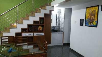 Staircase, Furniture, Storage Designs by Carpenter Velayudhan Velayudhan, Kannur | Kolo