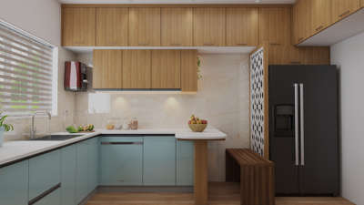 Kitchen, Lighting, Storage Designs by 3D & CAD Vibin wilson, Ernakulam | Kolo