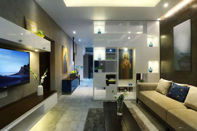 Lighting, Living, Furniture, Table, Storage Designs by Architect YatraLiving Architecture Interior, Ernakulam | Kolo