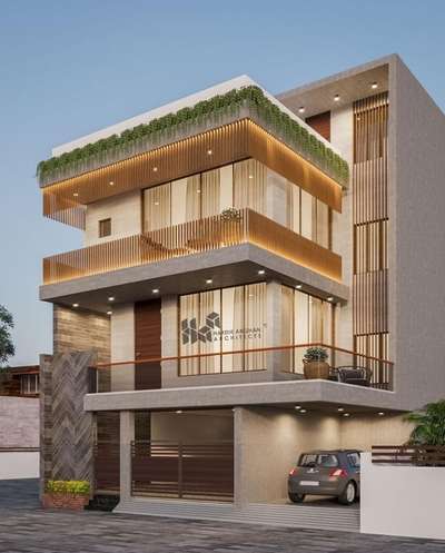 Exterior, Lighting Designs by Contractor Mohd Rizwan, Gurugram | Kolo