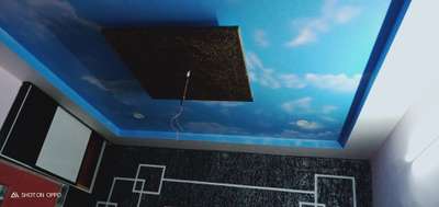 Ceiling Designs by Painting Works Biju Anns, Alappuzha | Kolo